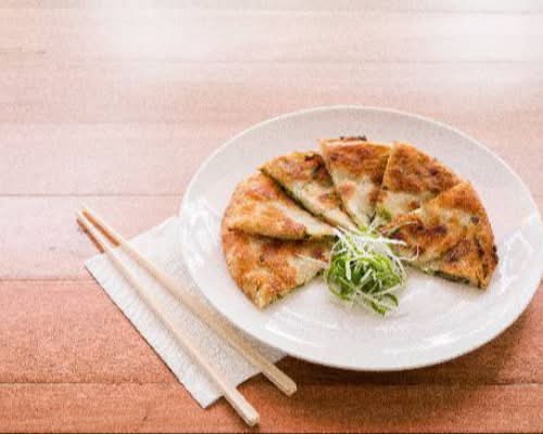 Shanghai Style Spring Onion Pancake