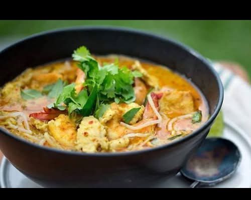 Beef laksa