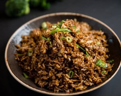 Soy Sauce fried rice with beef