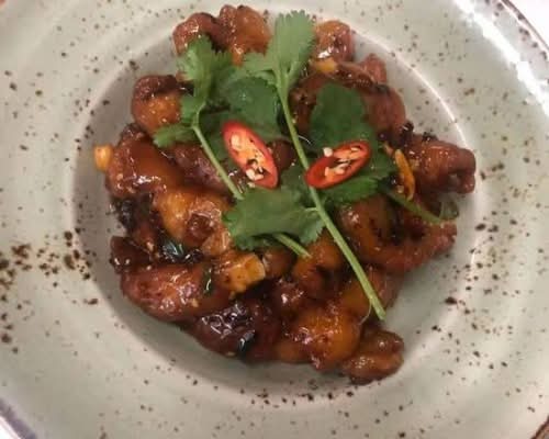 Kung Pao Chicken with Steamed Rice