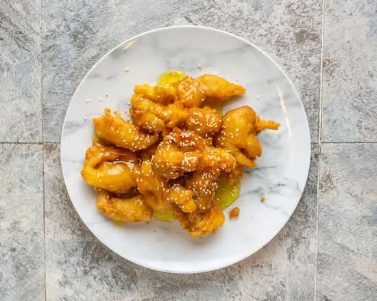 Honey Chicken with Sesame Seeds