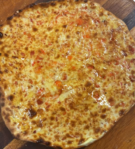 Cheese & chicken Tikka Naan