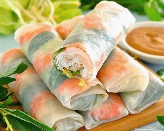 Prawn Rice Paper Rolls   (  Imported Seafood )