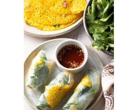 Vietnamese Pancake Roll and Roast Duck