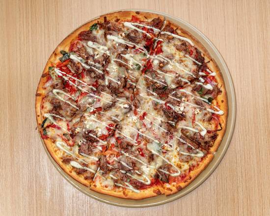 Greek Lamb Pizza