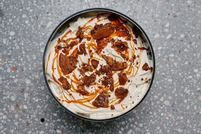Banoffee with Choc Chip Cookie (D)(G)(E)