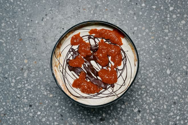 Ricotta Stracciatella & Blood Orange Jam (D)