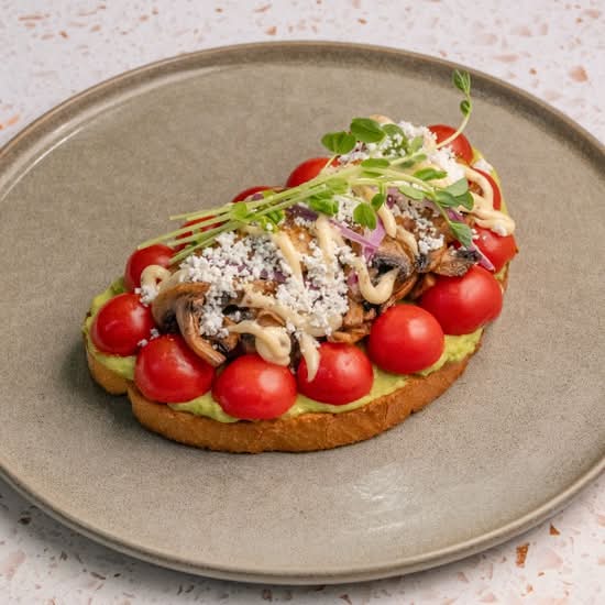 Truffle Mushroom Bruschetta