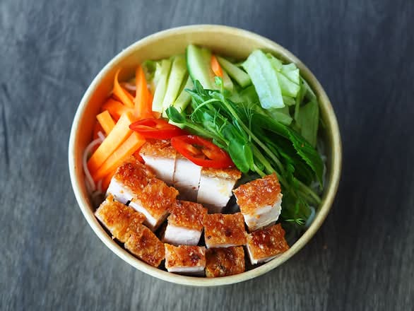 Roasted Pork Noodle Salad (Bun Heo Quay)