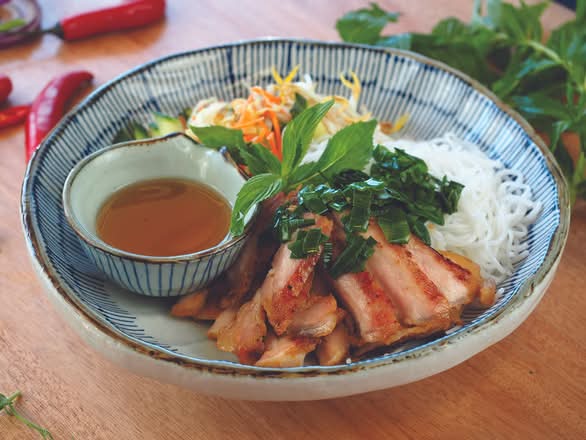 Grilled Pork Chop Salad (Bun Thit Nuong)