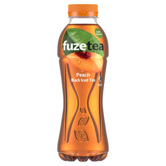 Fuze Peach Black Iced Tea Bottle 500mL