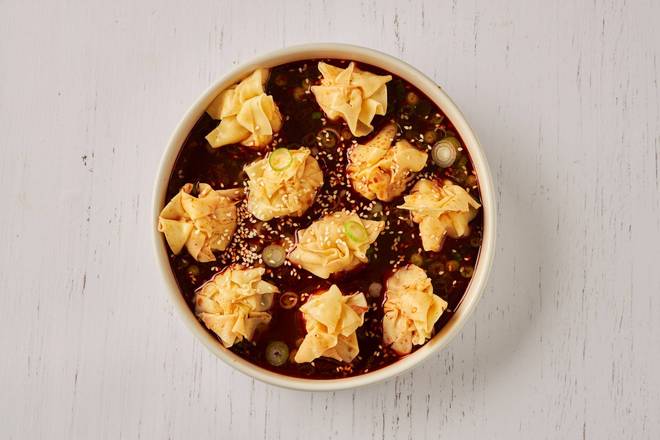 Wontons in Chilli Oil