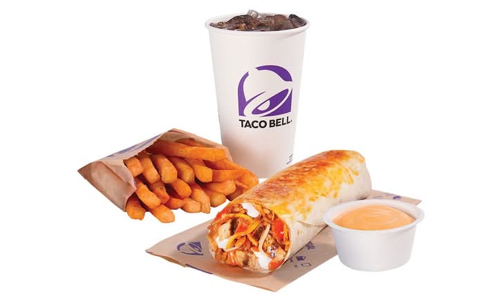 Nacho Cheese Burrito Combo