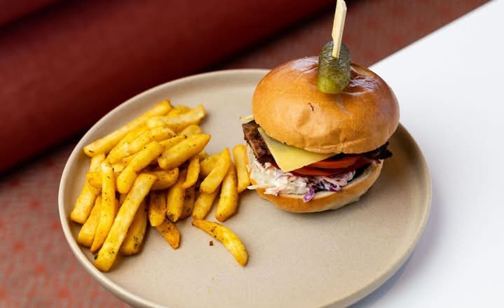 BBQ Slow Cooked Brisket Burger