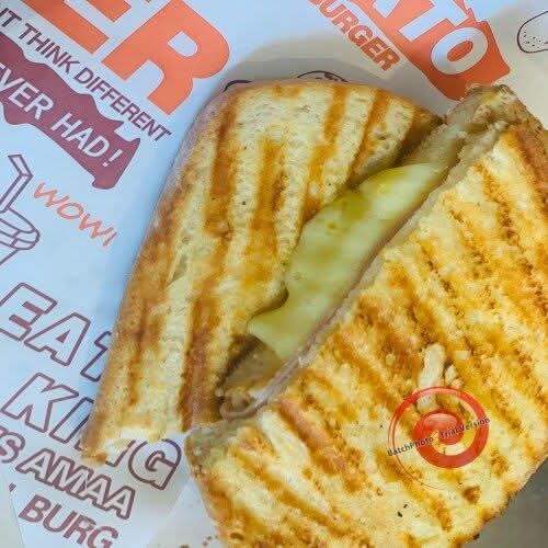 Sourdough Ham, Cheese Toasties
