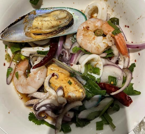 Larb Talay (Seafood Salad)