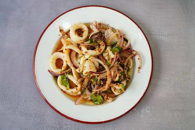 Larb Pla Muek (Squid Salad)