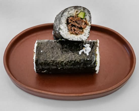 Spicy Teriyaki Beef Sushi Roll