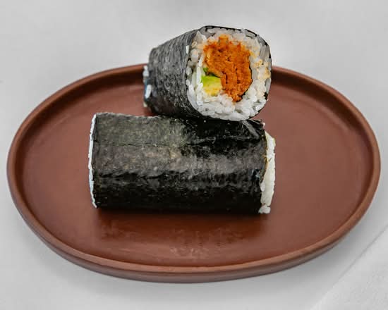 Cooked Tuna Avocado Sushi Roll