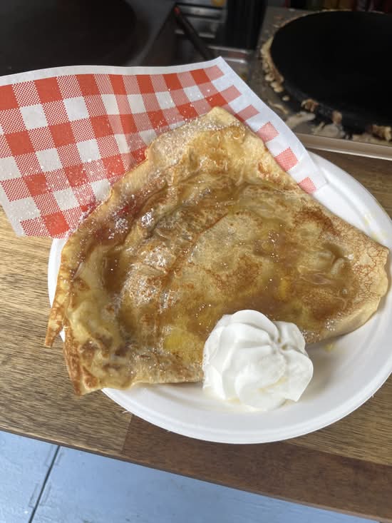 Cinnamon Sugar and Butter Crepe