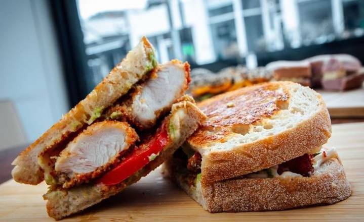 Chicken Schnitzel Avo Toastie