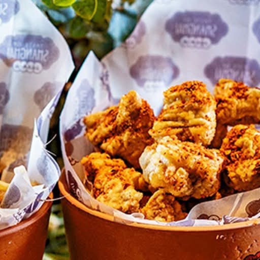 Chicken Nuggets Served with Dipping Sauce