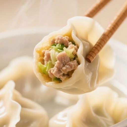Steamed Pork & Chinese Cabbage Dumplings