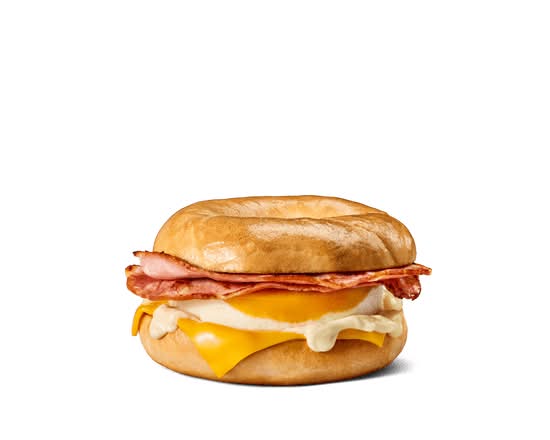 Benny-Style Bacon N Egg Bagel