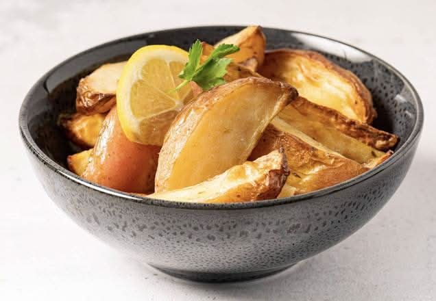 Oven roasted lemon potatoes