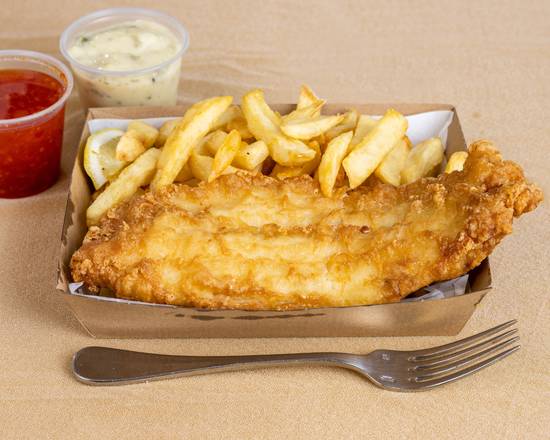 Battered Fish and Chips