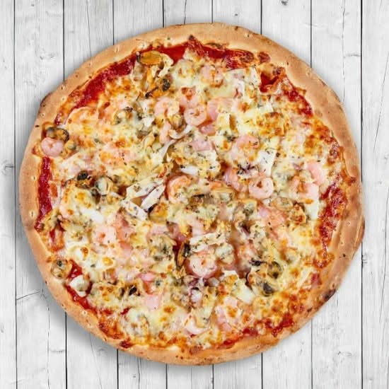 Marinara Pizza (contains imported seafood)