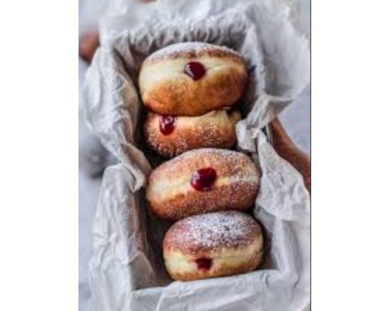 Hot jam donut 6 pack