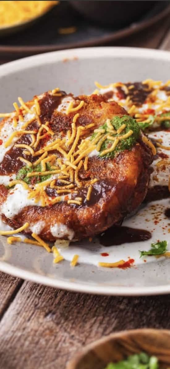 Aloo Tikki chatt