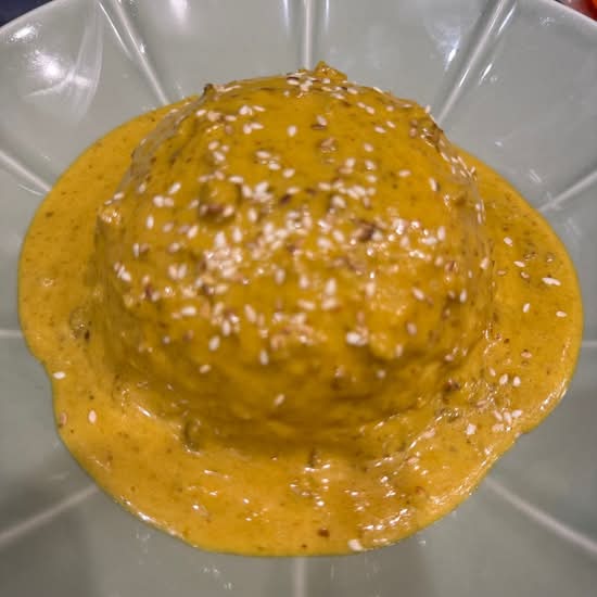 Peanut Sauce with Rice