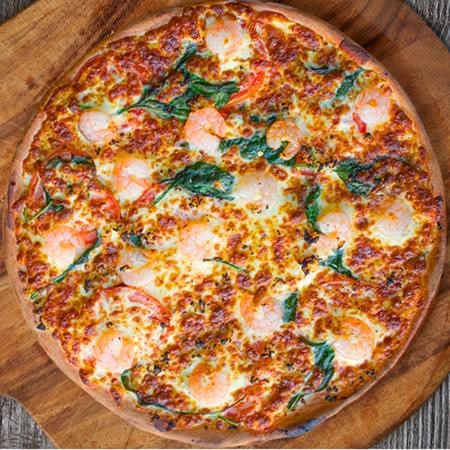 Garlic Prawns Pizza