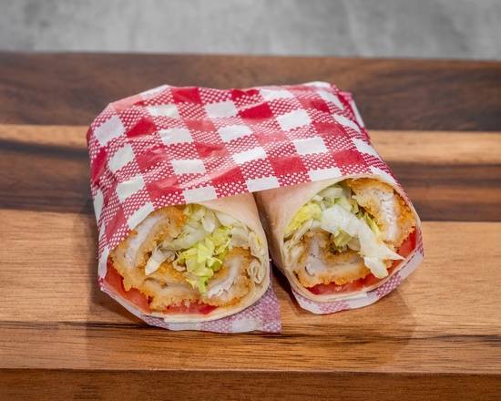 Chicken Schnitzel Wrap