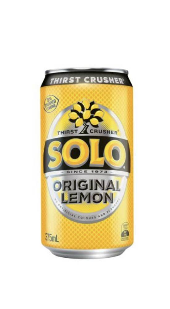 Solo Lemon  No Sugar 375ml Can
