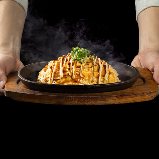 T1.Omelette Soba Noodle Teppanyaki
