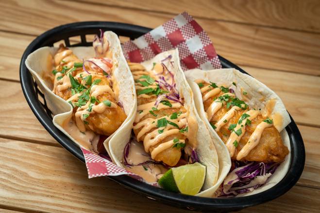 Baja fish tacos (3)