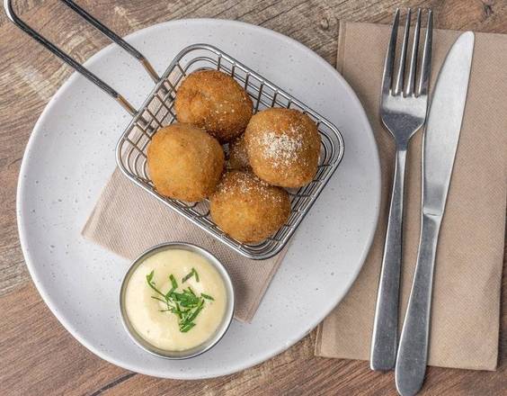 Arancini truffle and porcini mushroom