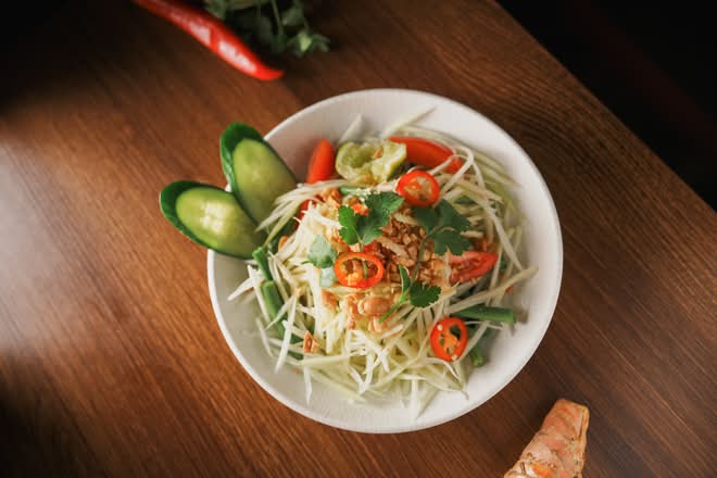 Som Tum Thai Papaya Salad (VGO) (VEO) (GFO) (NUT)