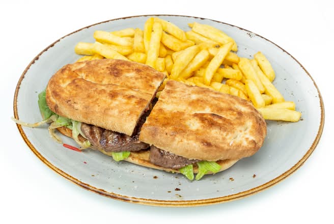 Ultimate Steak Sandwich with Rustic Fries