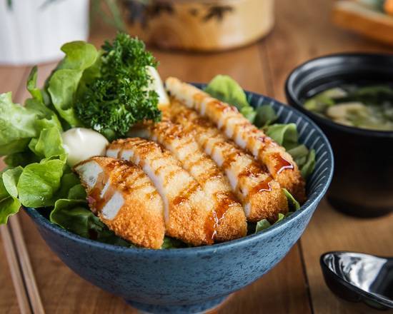 Chicken Katsu Rice Bowl Set