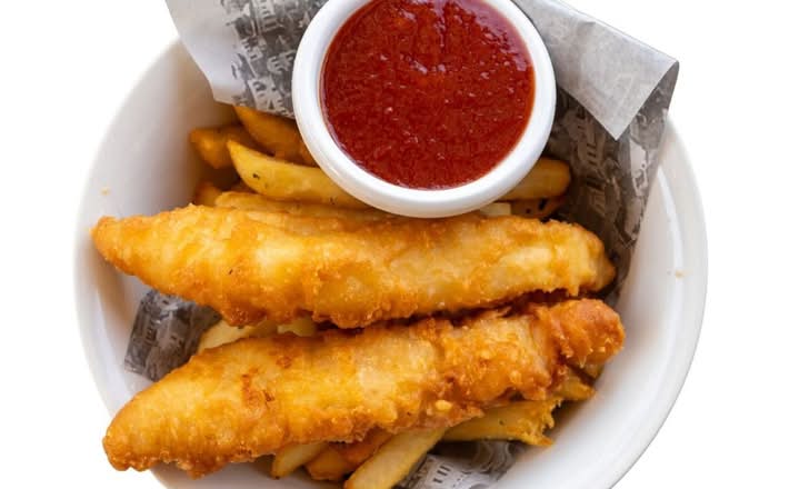 Kids Kazzi fish & Chips (M)