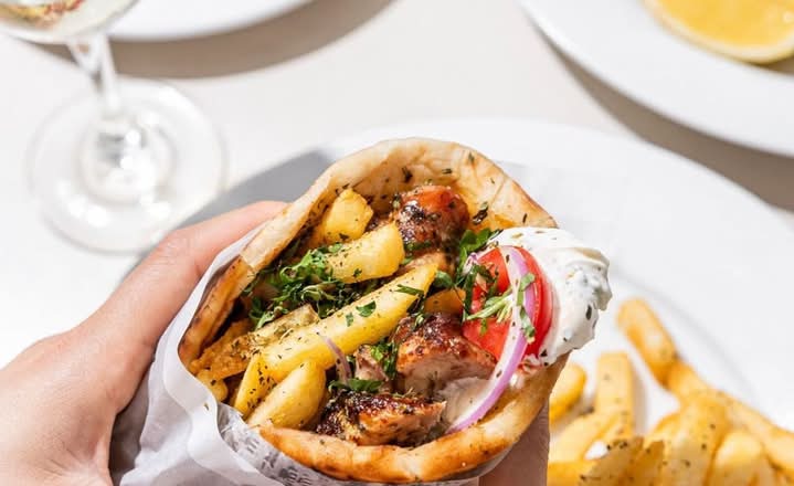 Pork Souvlaki Wrap