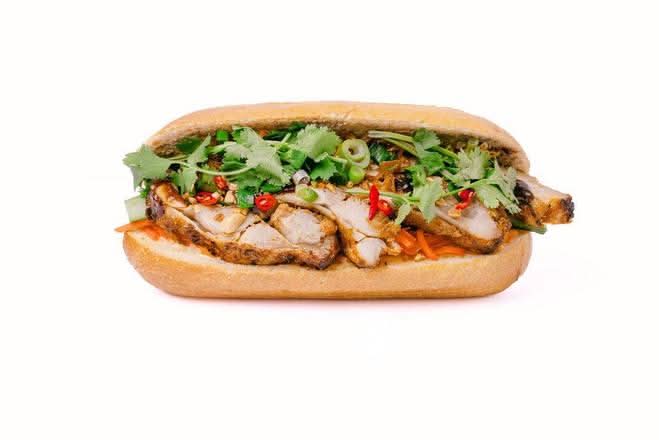 Grilled Lemongrass Chicken Bánh Mì