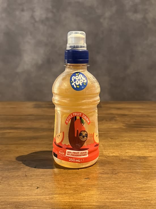 Pop top Apple juice