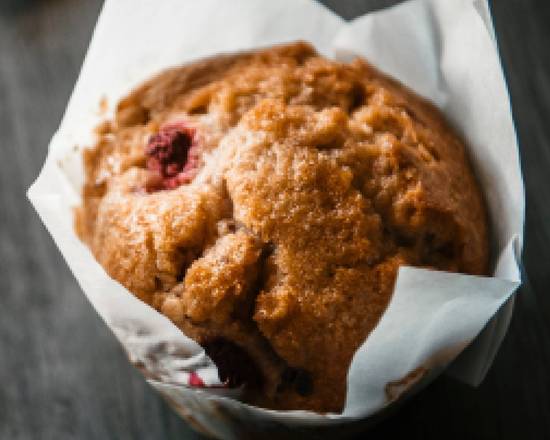 Raspberry & White Chocolate Muffin