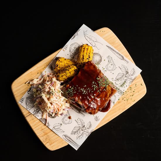 Sticky pork ribs