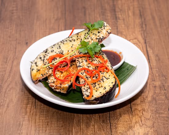 Fried Tofu and Eggplant (V)(GF)